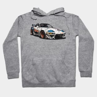 japanese vintage old school sport car manga anime art style Hoodie